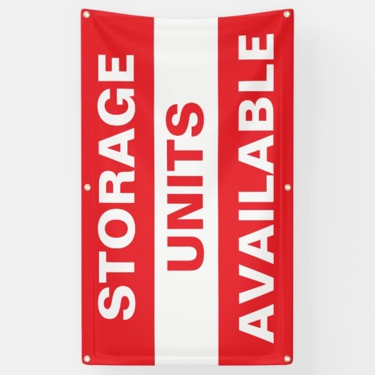 保管ユニットが利用可能です 横断幕 (縦)