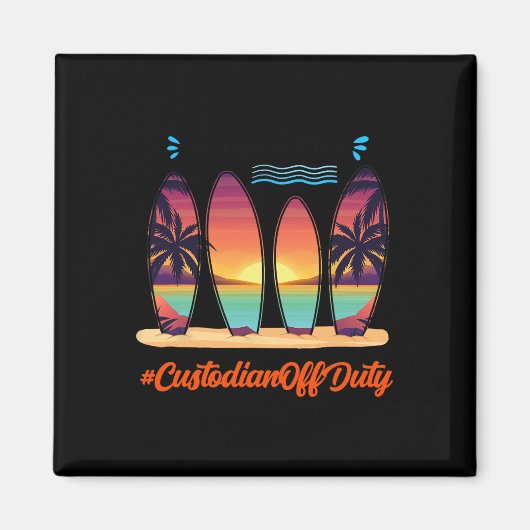 保管人勤務外夏季年度末 マグネット (正面)