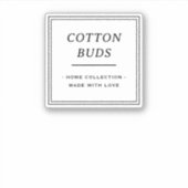 保管棚、ボトルまたはコンテナーのラベル シール (正面)