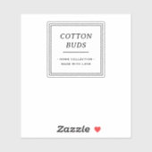 保管棚、ボトルまたはコンテナーのラベル シール (シート)