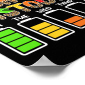 保管用バッテリー生命学校用清掃員 ポスター (角)