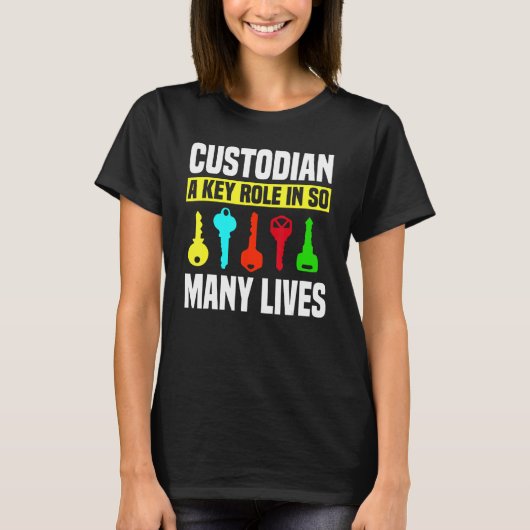 保管者鍵清掃員ポルターホース Tシャツ (正面)