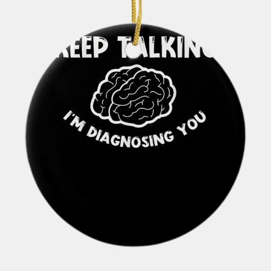 保精神科医 セラミックオーナメント (正面)