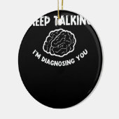 保精神科医 セラミックオーナメント (左)