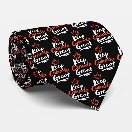 保素晴らしカナダは赤で売ら誇りを持ったない ネクタイ (ロール)