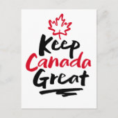 保素晴らし!カナダメープルの葉の再メイク シーズンポストカード (正面)