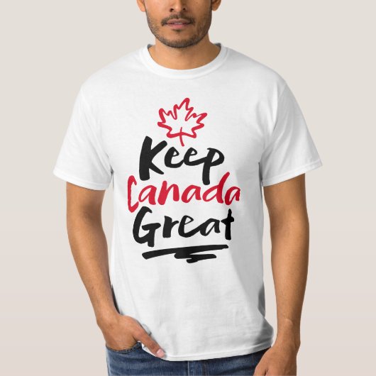 保素晴らし!カナダメープルの葉の再メイク Tシャツ (正面)
