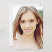 保素朴保 | 写真卒業パーティー 招待状 (裏面)