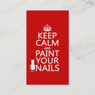 保絵を描お客様の爪、 ネイル（すべての色） 名刺