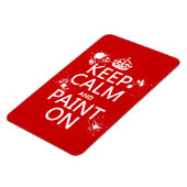 保絵を描CalmとOn （すべての色） マグネット (左側)