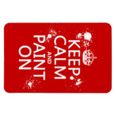 保絵を描CalmとOn （すべての色） マグネット (横)