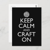 保編み物のかおもしろいぎ船 ポストカード (正面/裏面)