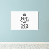 保縄跳び キャンバスプリント (インサイチュ (ウッドフロア))