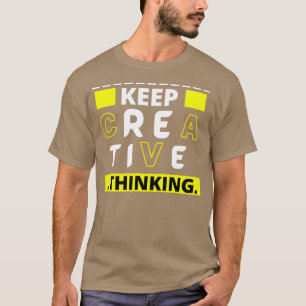 保考えるクリエイティブ Tシャツ
