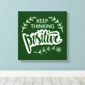 保考える前向きs キャンバスプリント (インサイチュ (ウッドフロア))