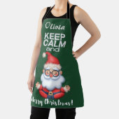 保聖降誕祭の名パーソナライズされた前 エプロン (インサイチュ)