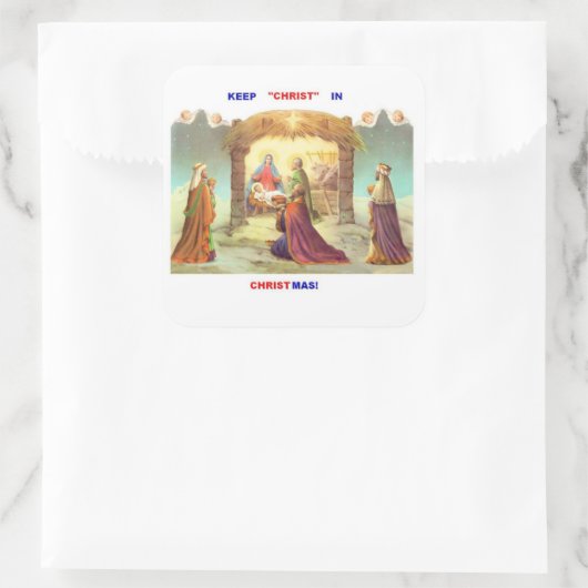 保聖降誕祭 スクエアシール (バッグ)