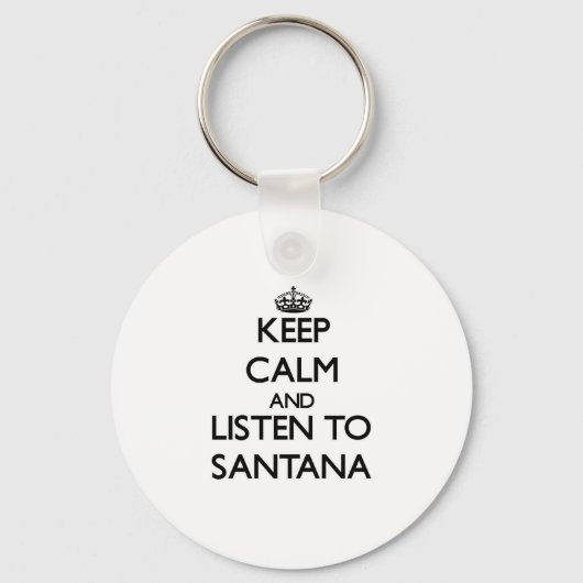 保聞はサンタナへ キーホルダー (正面)