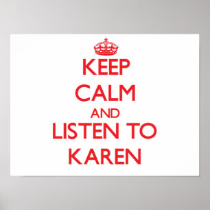 保聞はKarenへ ポスター