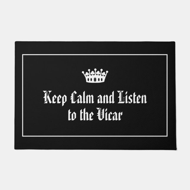 保聞教会のドーおもしろいマット ドアマット (正面)