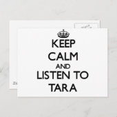 保聞静とTara ポストカード (正面/裏面)