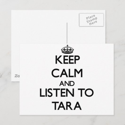 保聞静とTara ポストカード (正面/裏面)