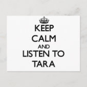 保聞静とTara ポストカード (正面)