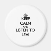 保聞Calmと Levi マグネット (正面)