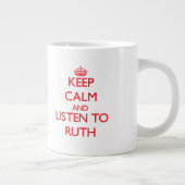 保聞Ruthに向けて ジャンボコーヒーマグカップ (右)