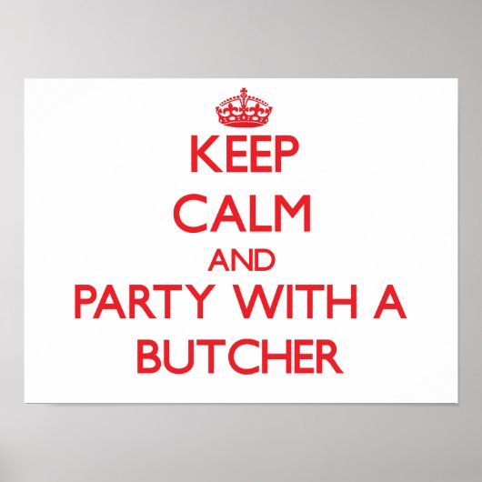 保肉屋で穏やかでパーティー ポスター (正面)