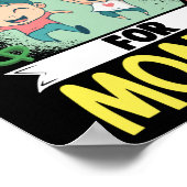 保育の提供者幼児を追いかける ポスター (角)