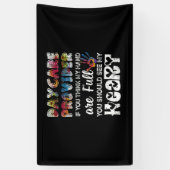 保育プロバイダ – 感謝ギフト育児 横断幕 (縦)