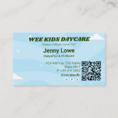 保育プロフェッショナル事業 | ハッピーキッズ 名刺 (裏面)