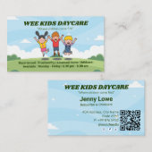 保育プロフェッショナル事業 | ハッピーキッズ 名刺 (正面/裏面)