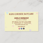 保育プロフェッショナル事業 | 免許保育 名刺 (裏面)