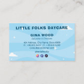 保育プロフェッショナル事業 | 免許保育 名刺 (裏面)