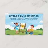 保育プロフェッショナル事業 | 免許保育 名刺 (正面)