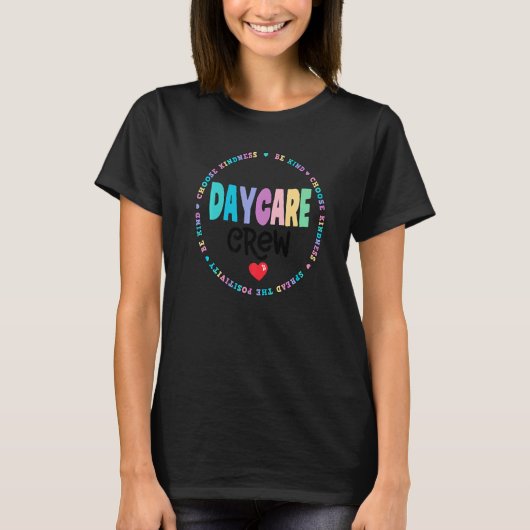 保育乗務学校育児プロバイダチームティーチ Tシャツ (正面)