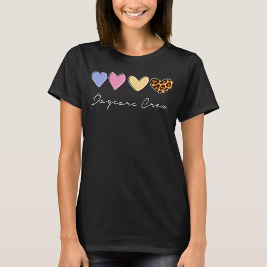 保育乗務学校育児プロバイダチームティーチ Tシャツ (正面)