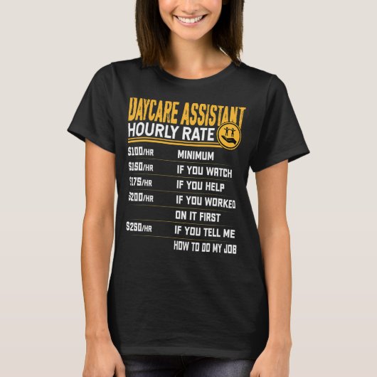 保育助成保育園時間 Tシャツ (正面)