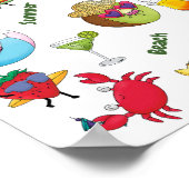 保育園の夏のポスター | 子供部屋のポスター ポスター (角)