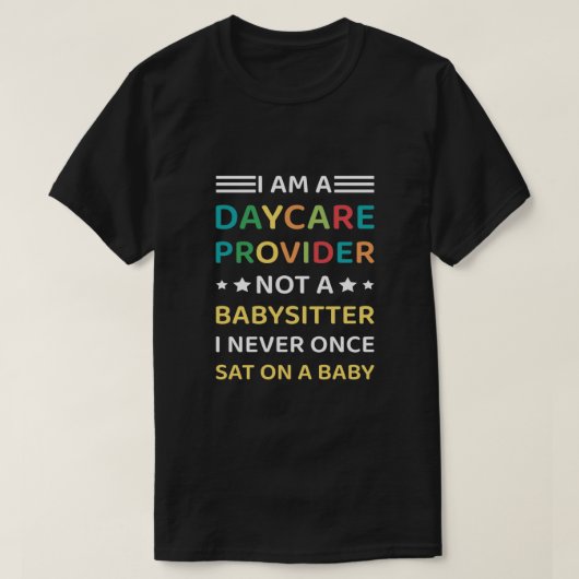 保育園保育所 Tシャツ (デザイン正面)