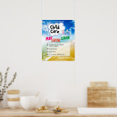 保育園児童ベビー用ポス気にタ ポスター (キッチン)