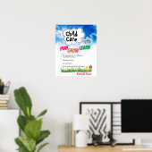 保育園児童ベビー用ポス気にタ ポスター (ホームオフィス)