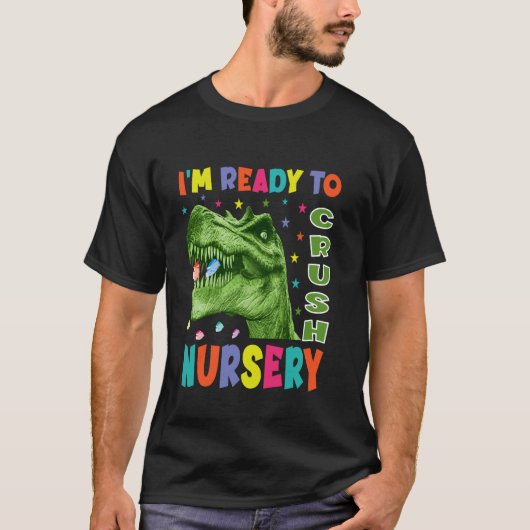 保育園初日を乗り切るぞ!保育園の初日 Tシャツ (正面)
