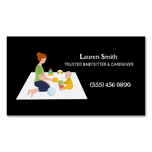 保育園名刺 マグネット名刺 (正面)