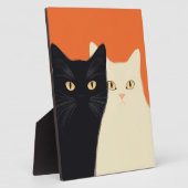 保育園用猫アート フォトプラーク (側面)