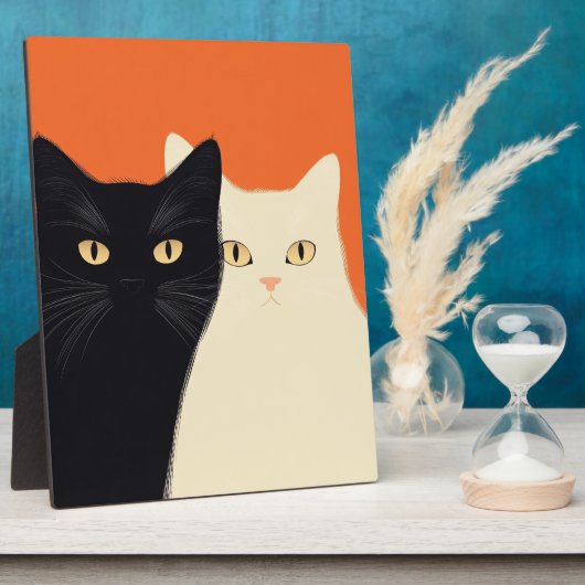 保育園用猫アート フォトプラーク (側面)