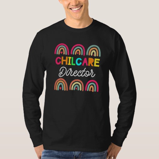 保育園長保育クルースクールプロバイダTe Tシャツ (正面)