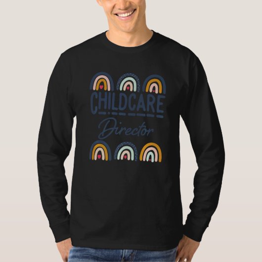 保育園長保育クルースクールプロバイダTe Tシャツ (正面)